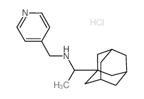 (1-Adamantan-1-yl-ethyl)-pyridin-4-ylmethyl-amine hydrochloride结构式