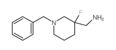 (1-Benzyl-3-fluoro-3-piperidyl)methanamine picture