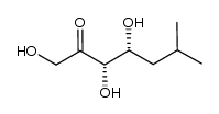 (3S,4R)-1,3,4-trihydroxy-6-methylheptan-2-one结构式