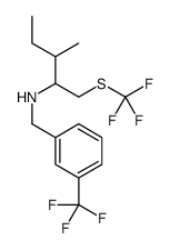 3-Methyl-N-[3-(trifluoromethyl)benzyl]-1-[(trifluoromethyl)sulfan yl]-2-pentanamine结构式