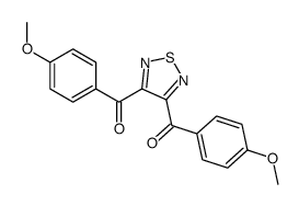 [4-(4-methoxybenzoyl)-1,2,5-thiadiazol-3-yl]-(4-methoxyphenyl)methanone Structure