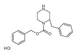 (S)-1-n-cbz-2-苄基-哌嗪盐酸盐结构式