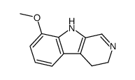 8-METHOXY-4,9-DIHYDRO-3H-8-CARBOLINE structure