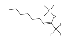 trifluoro-1,1,1 trimethylsilyloxy-2 nonene-2 Structure