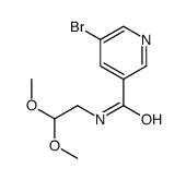 5-bromo-N-(2,2-dimethoxyethyl)nicotinamide图片