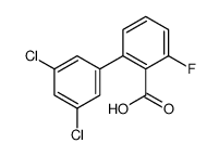 2-(3,5-dichlorophenyl)-6-fluorobenzoic acid Structure