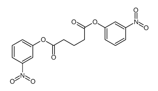 bis(3-nitrophenyl) pentanedioate Structure