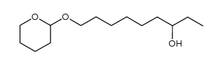 9-tetrahydropyran-2-yloxy-nonan-3-ol结构式