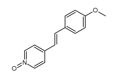 4-(4-methoxystyryl)pyridine N-oxide Structure