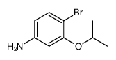 4-bromo-3-[(1-methylethyl)oxy]aniline Structure