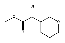 2-羟基-2-(四氢-2H-吡喃-3-基)乙酸甲酯结构式