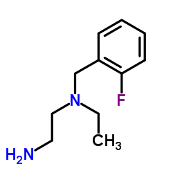 N-Ethyl-N-(2-fluorobenzyl)-1,2-ethanediamine结构式