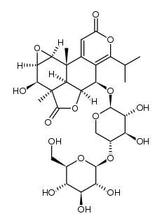 nagilactone C 7-O-β-D-glucopyranosyl-(1->4)-β-D-xylopyranoside Structure