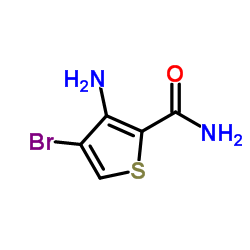 3-Amino-4-bromothiophene-2-carboxamide structure