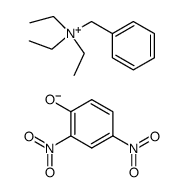 triethylbenzylammonium 2,4-dinitrophenolate结构式