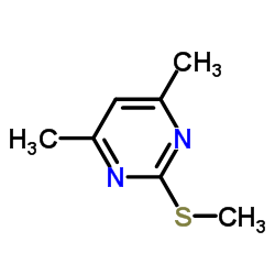 4,6-Dimethyl-2-methylmercapyrimidine Structure