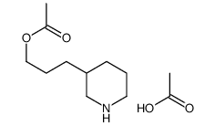 3-(3-Piperidinyl)propyl acetate acetate (1:1) Structure