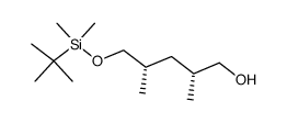 [2R,4S]-5-(tert-butyl-dimethyl-silanyloxy)-2,4-dimethyl-pentan-1-ol Structure