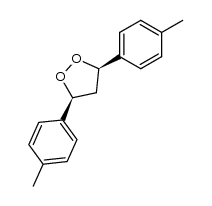 cis-3,5-bis(4-methylphenyl)-1,2-dioxolane Structure