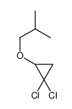 1-(2,2-dichlorocyclopropyl)oxy-2-methyl-propane structure