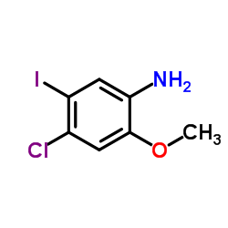 4-Chloro-5-iodo-2-methoxyaniline structure