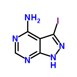 4-AMino-3-Iodo-1H-Pyrazolo[3,4-D]PyriMidine structure