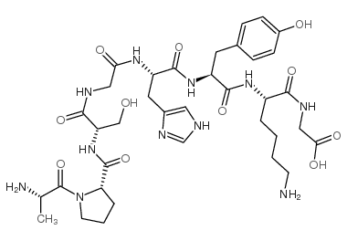 bFGF Inhibitory Peptide,APSGHYKG Structure