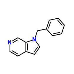 1-Benzyl-1H-pyrrolo[2,3-c]pyridine结构式