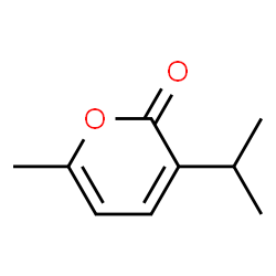 2H-Pyran-2-one,6-methyl-3-(1-methylethyl)-(9CI)结构式