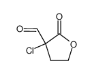 α-chloro-α-formyl-γ-butyrolactone Structure