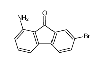 7-Brom-1-amino-fluorenon-(9) Structure