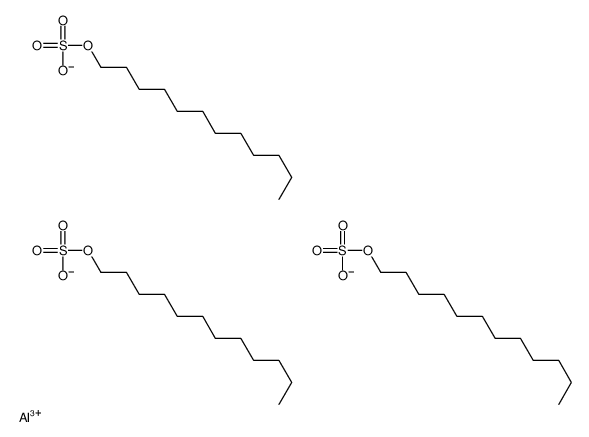 aluminum,dodecyl sulfate结构式