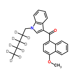 JWH 081-d9结构式