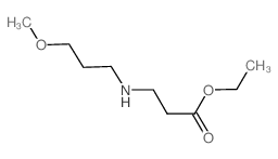 Ethyl 3-[(3-methoxypropyl)amino]propanoate Structure