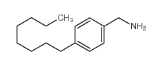 4-辛基苄胺结构式