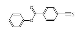 4-cyanobenzoic acid phenyl ester Structure