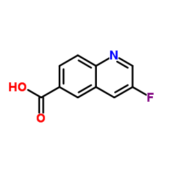 3-fluoroquinoline-6-carboxylic acid structure