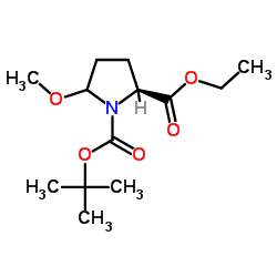 (2S)-1-TERT-BUTYL 2-ETHYL 5-METHOXYPYRROLIDINE-1,2-DICARBOXYLATE picture