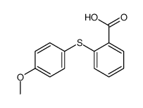 2-(4-methoxyphenyl)sulfanylbenzoic acid Structure