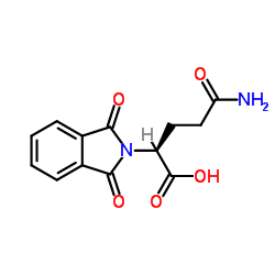 (S)-4-CARBAMOYL-2-(1,3-DIOXO-1,3-DIHYDRO-ISOINDOL-2-YL)-BUTYRIC ACID structure