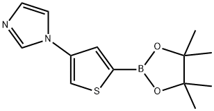 4-(Imidazol-1-yl)thiophene-2-boronic acid pinacol ester图片