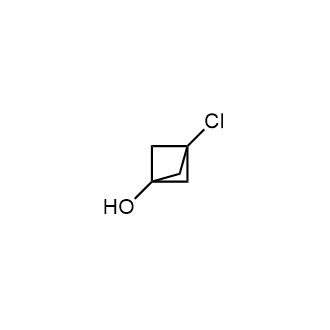 3-Chlorobicyclo[1.1.1]pentan-1-ol structure