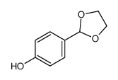 4-(1,3-dioxolan-2-yl)phenol Structure