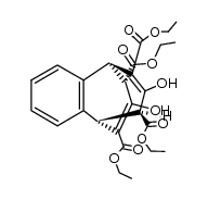 (+/-)-9,11-dihydroxy-6,9-dihydro-5H-5r,9c-propeno-benzocycloheptene-6t,8,10syn,12-tetracarboxylic acid tetraethyl ester structure