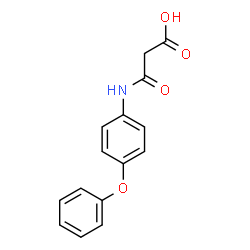 3-OXO-3-(4-PHENOXYANILINO)PROPANOIC ACID结构式