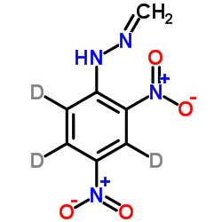 Formaldehyde [2,4-dinitro(2H3)phenyl]hydrazone structure