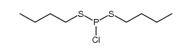 dibutyl phosphorochloridodithioite Structure