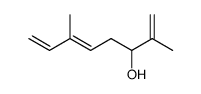 (E)-2,6-dimethyl-octa-1,5,7-trien-3-ol结构式