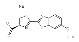 4,5-DIHYDRO-2-[6-METHOXY-2-BENZOTHIAZOLYL]-4-THIAZOLINECARBOXYLIC ACID SODIUM SALT结构式