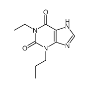 1-Ethyl-3-propylxanthine Structure